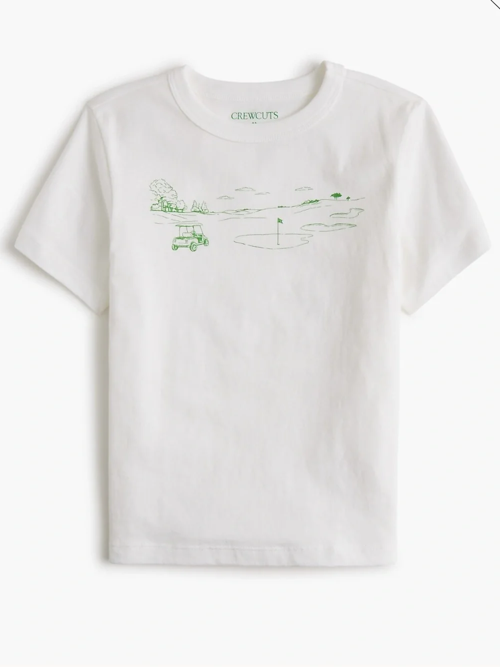 J crew Boys' golf graphic tee